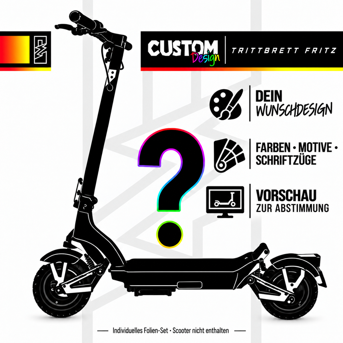 TRITTBRETT FRITZ Skin – CUSTOM