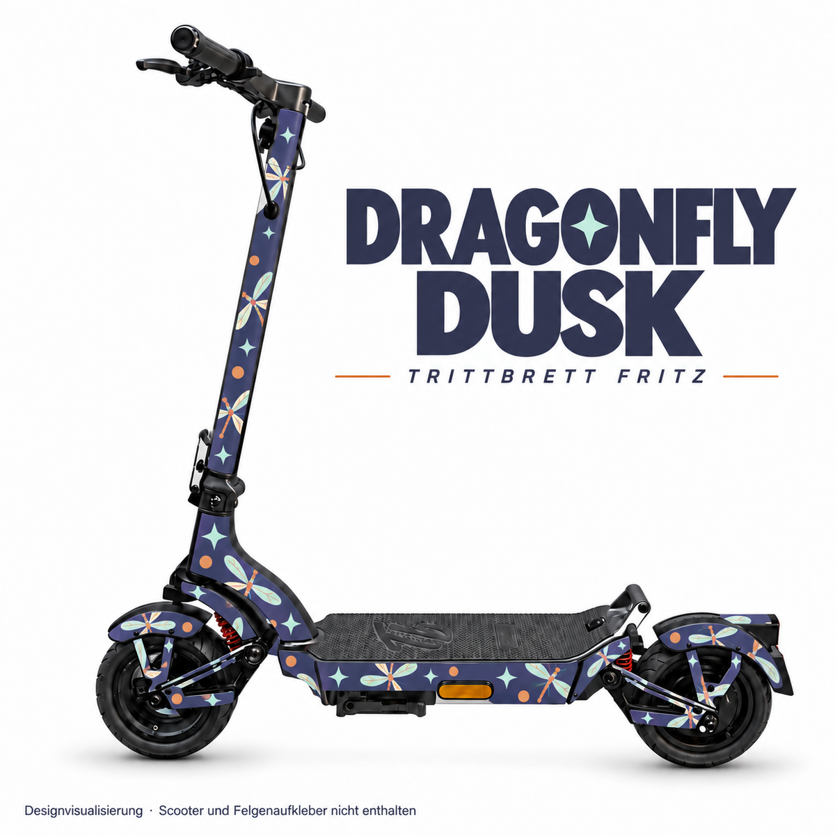 TRITTBRETT FRITZ Skin – DRAGONFLY DUSK
