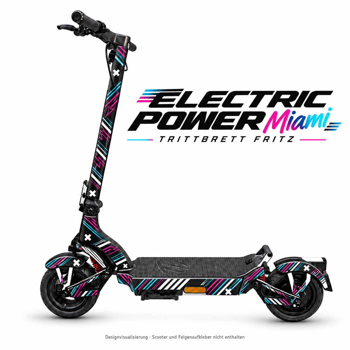 TRITTBRETT FRITZ Skin – ELECTRIC POWER MIAMI