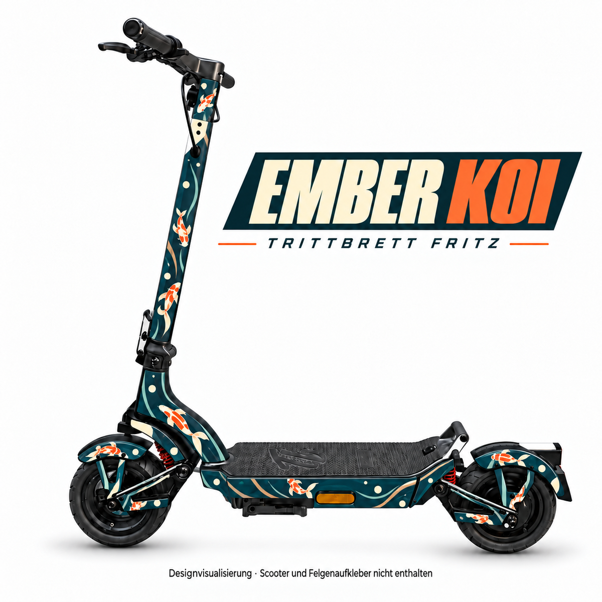 TRITTBRETT FRITZ Skin – EMBER KOI