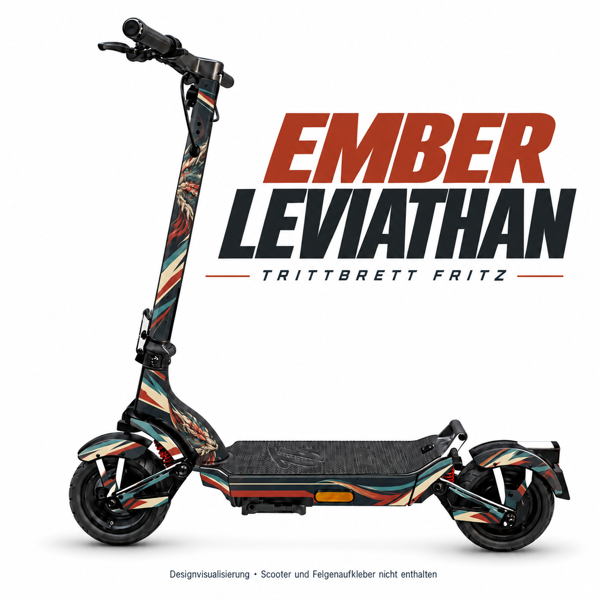 TRITTBRETT FRITZ Skin – EMBER LEVIATHAN