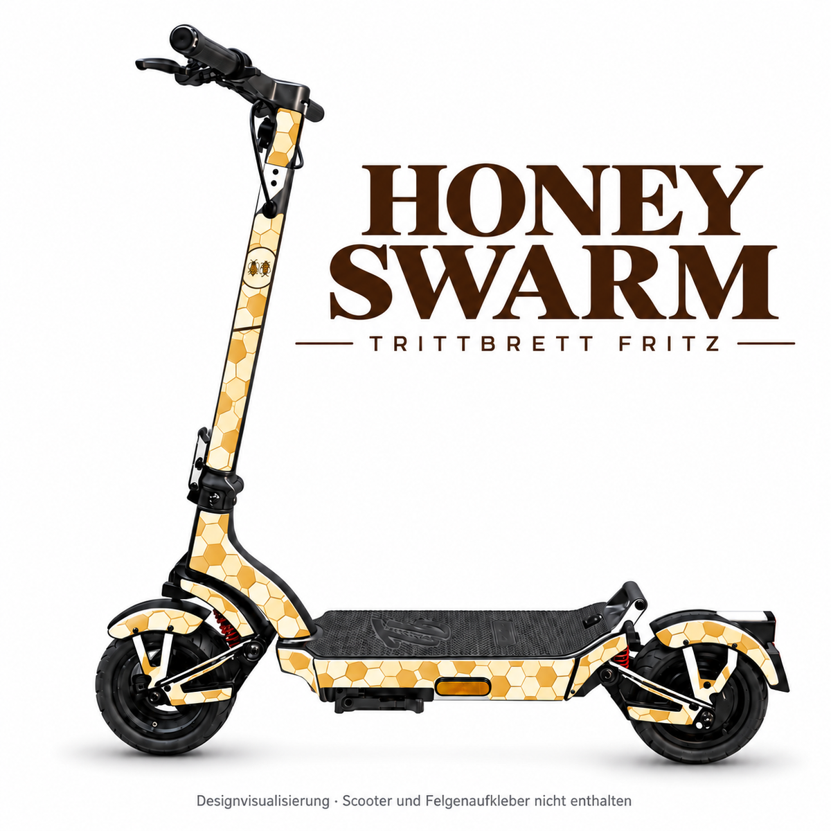 TRITTBRETT FRITZ Skin – HONEY SWARM