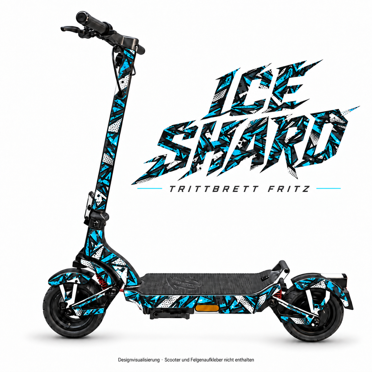 TRITTBRETT FRITZ Skin – ICE SHARD