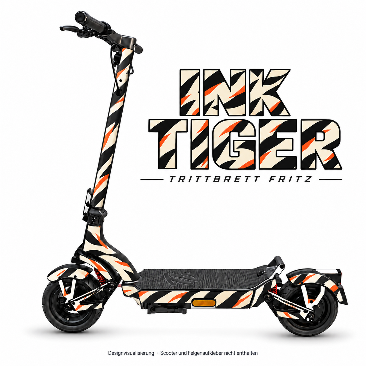 TRITTBRETT FRITZ Skin – INK TIGER