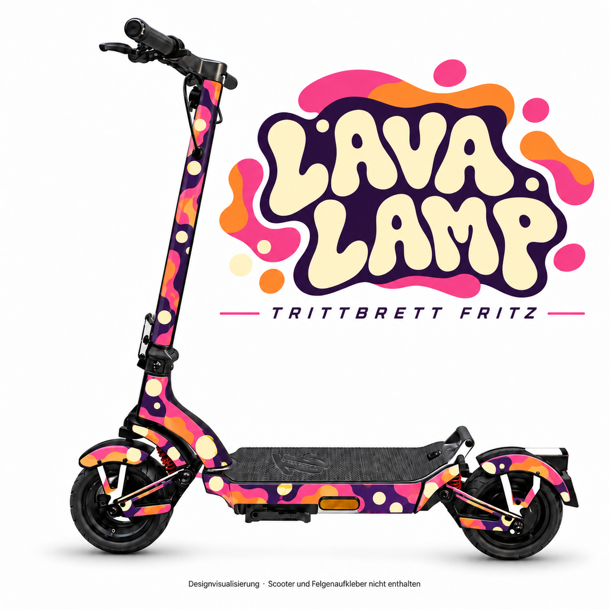 TRITTBRETT FRITZ Skin – LAVA LAMP