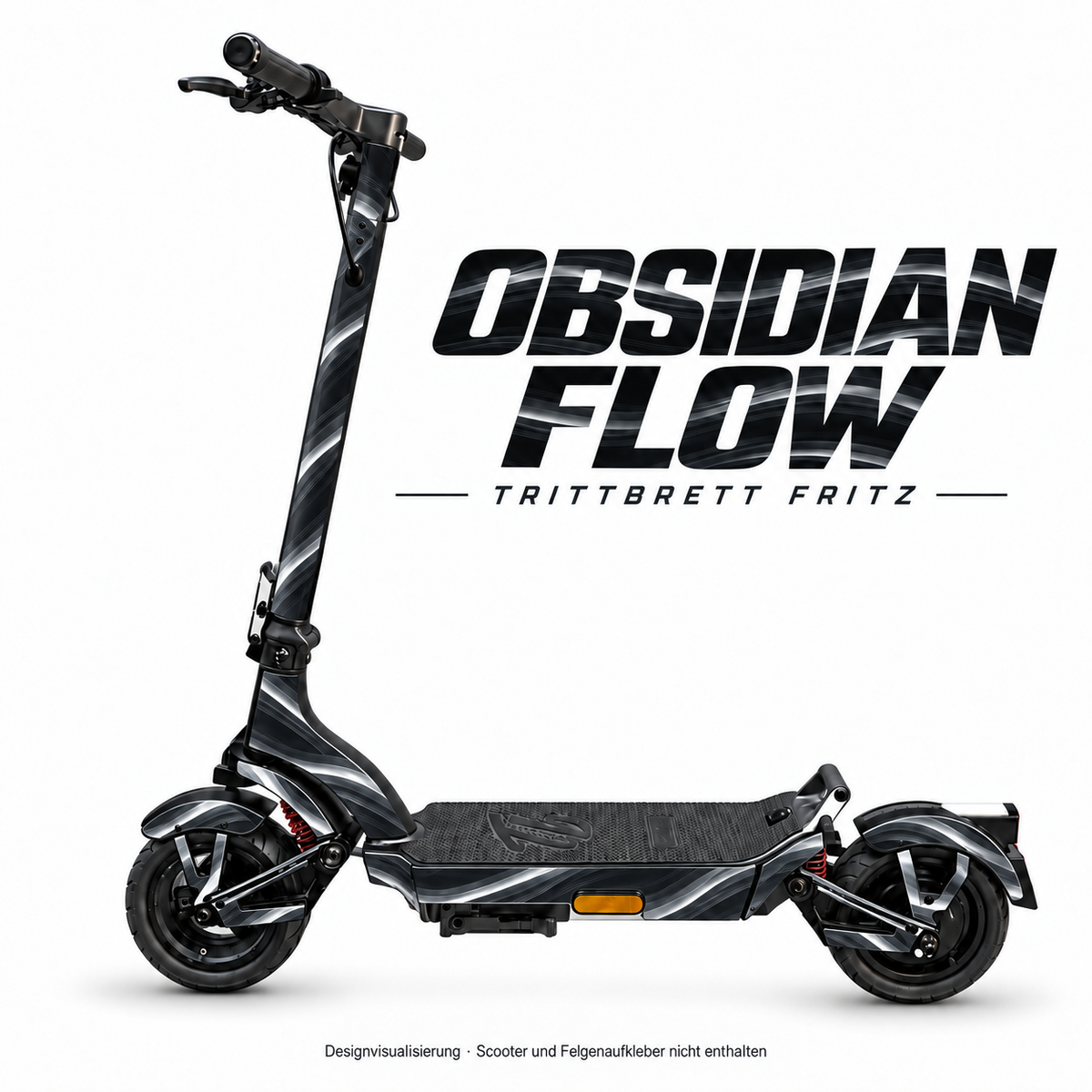 TRITTBRETT FRITZ Skin – OBSIDIAN FLOW