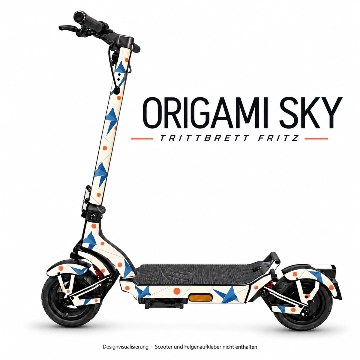 TRITTBRETT FRITZ Skin – ORIGAMI SKY