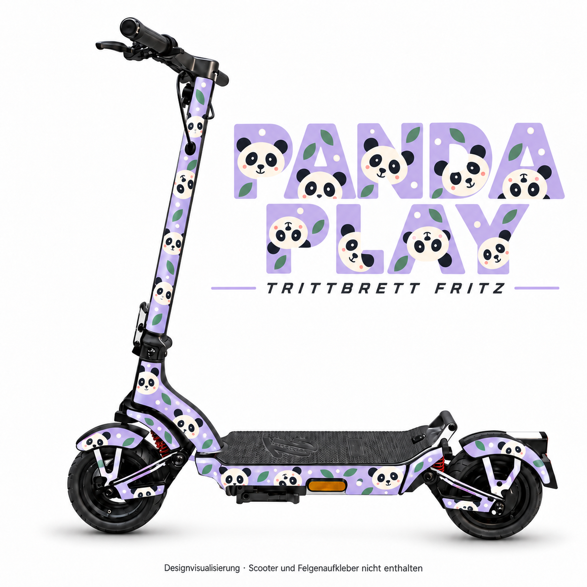 TRITTBRETT FRITZ Skin – PANDA PLAY