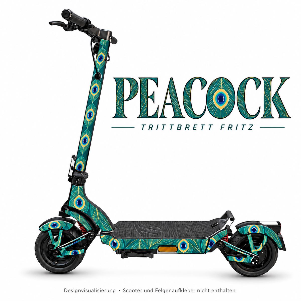 TRITTBRETT FRITZ Skin – PEACOCK