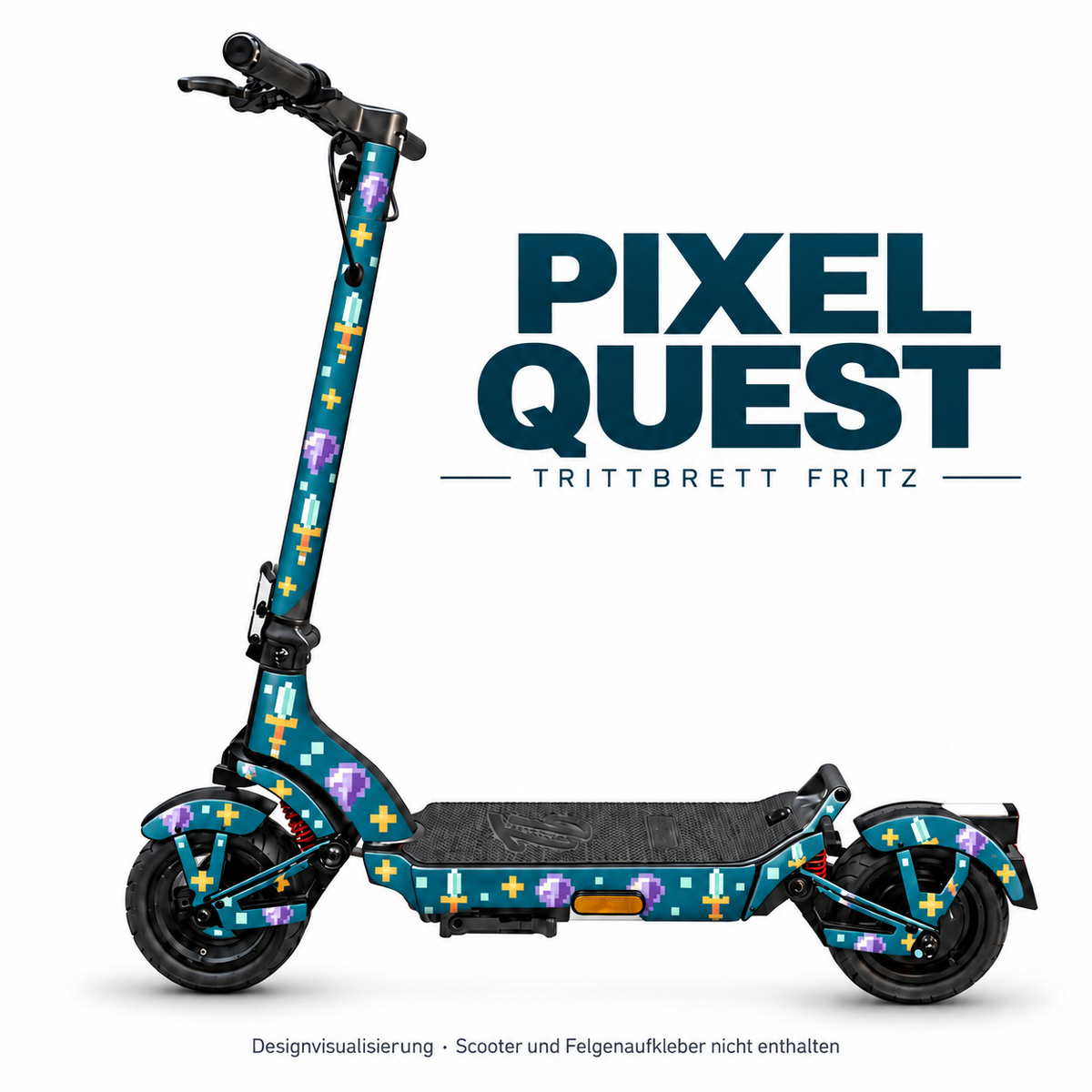 TRITTBRETT FRITZ Skin – PIXEL QUEST
