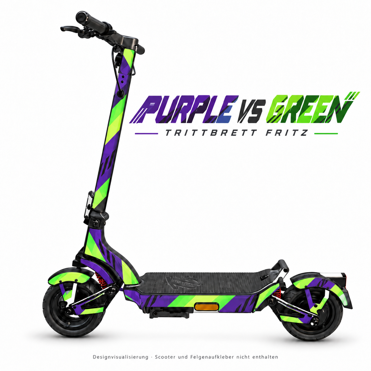 TRITTBRETT FRITZ Skin – PURPLE VS GREEN