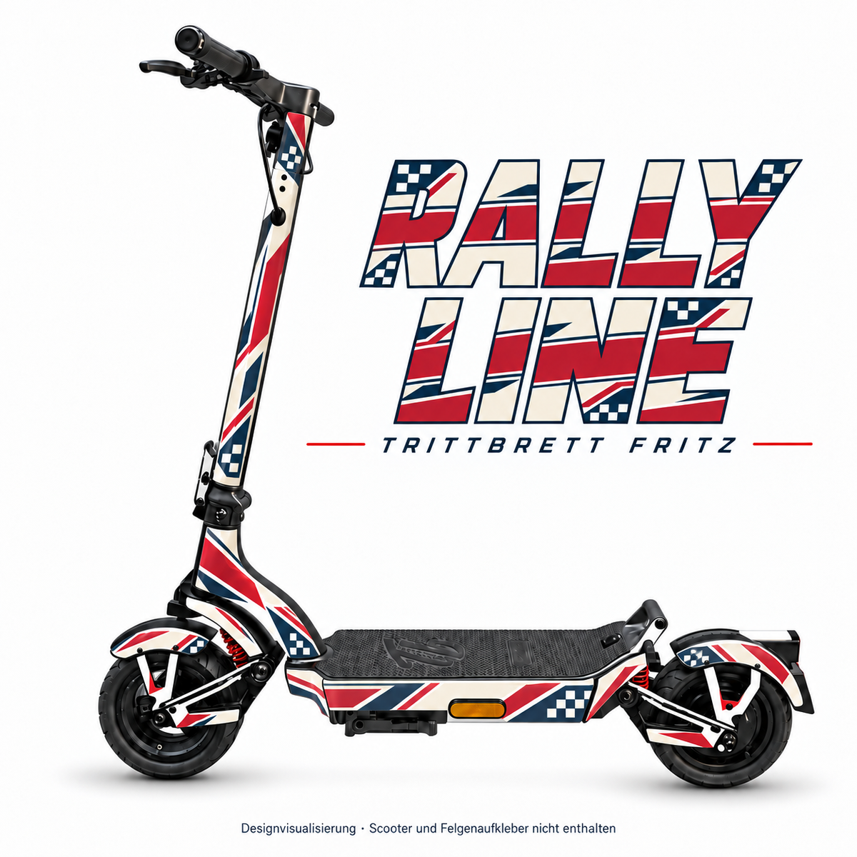 TRITTBRETT FRITZ Skin – RALLY LINE