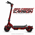 TRITTBRETT FRITZ Skin – RED FORGED CARBON