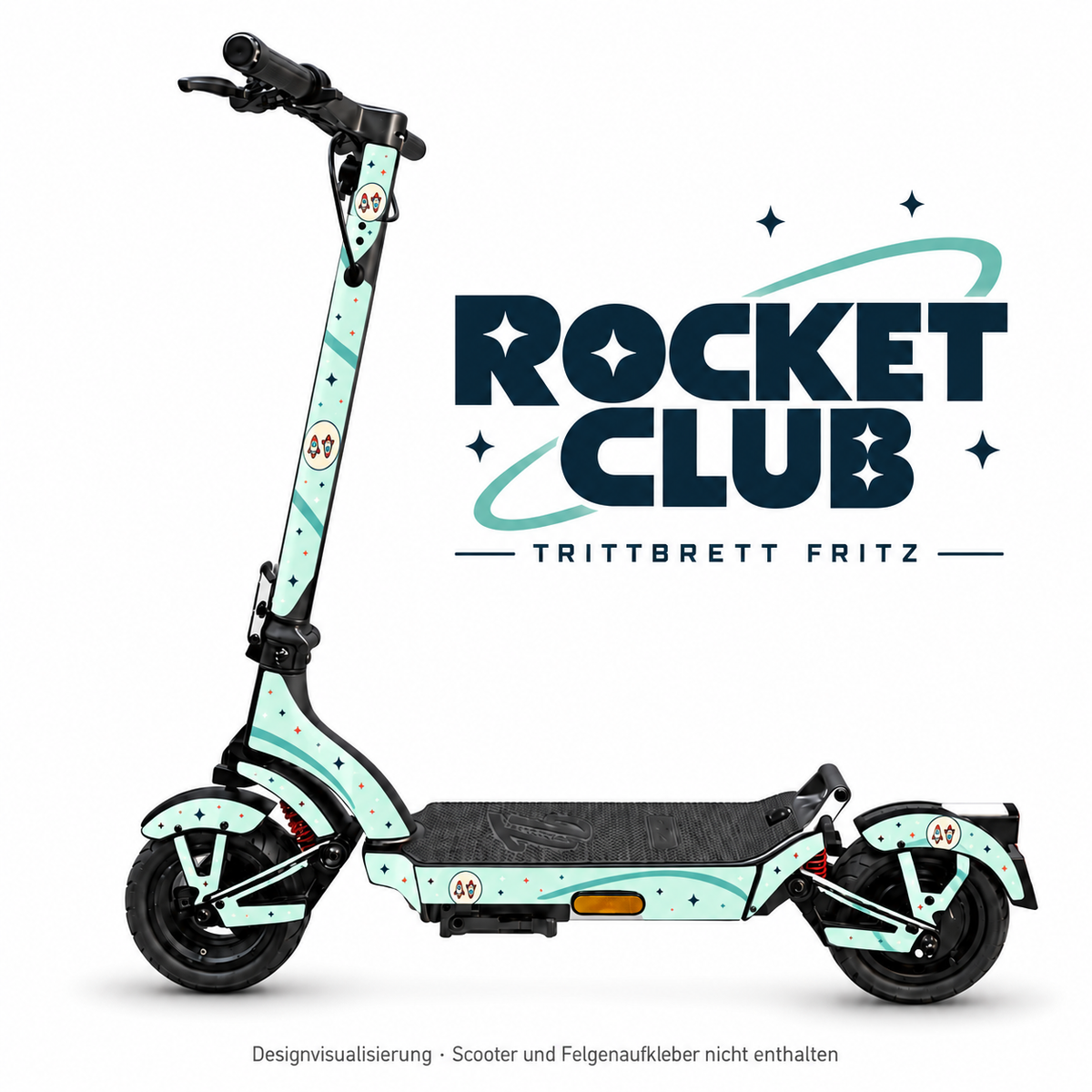 TRITTBRETT FRITZ Skin – ROCKET CLUB