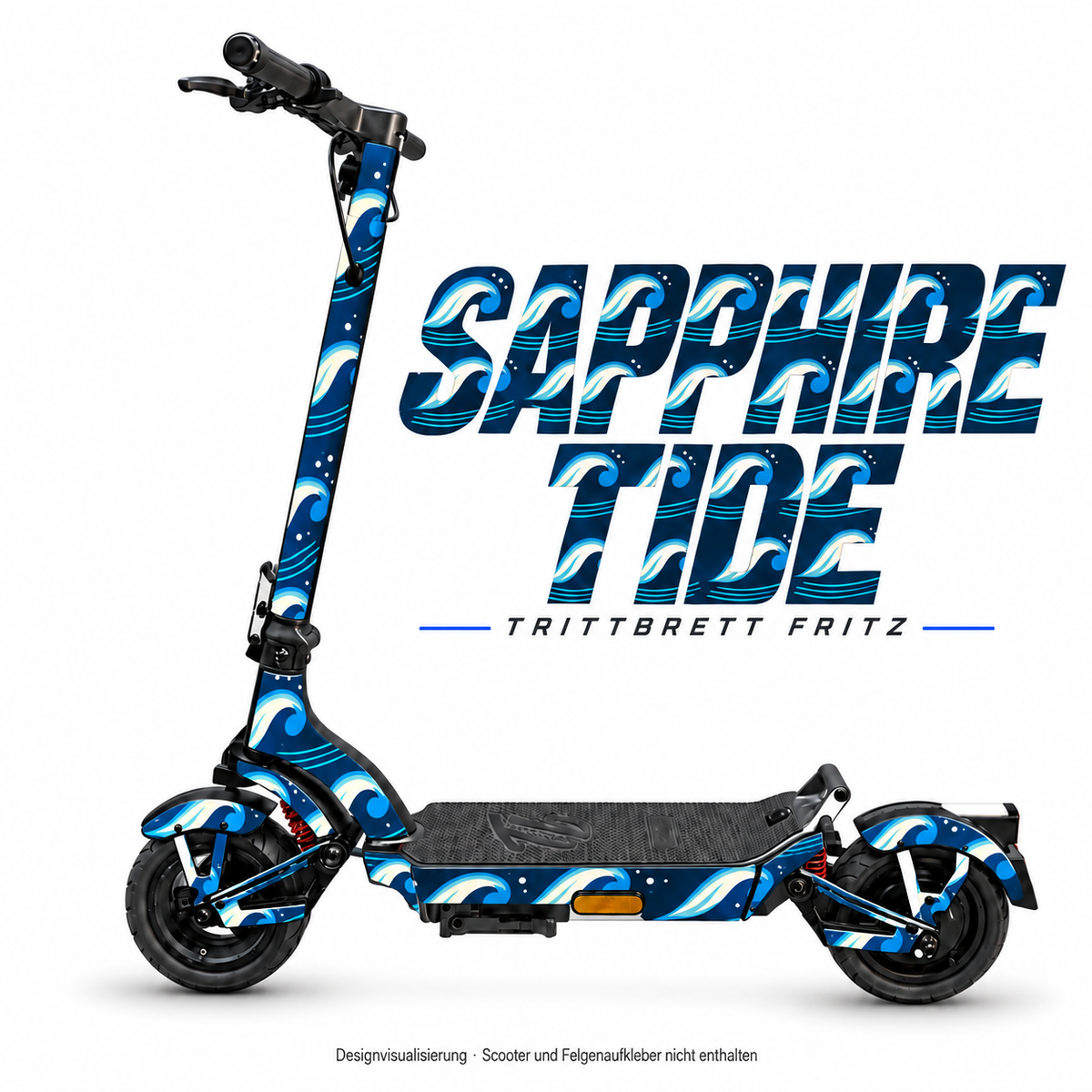 TRITTBRETT FRITZ Skin – SAPPHIRE TIDE