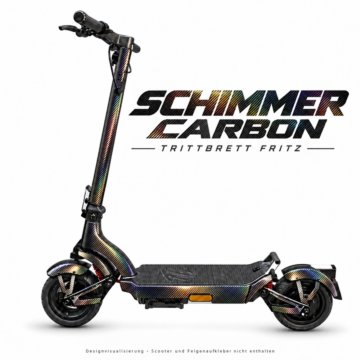 TRITTBRETT FRITZ Skin – SCHIMMER CARBON