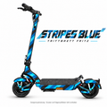TRITTBRETT FRITZ Skin – STRIPES BLUE