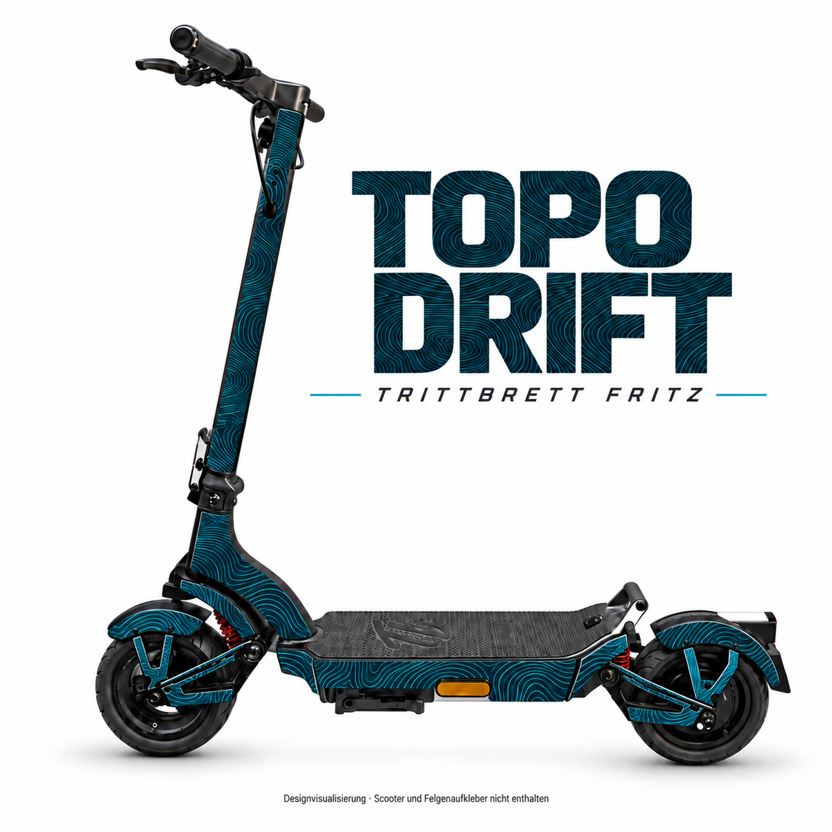 TRITTBRETT FRITZ Skin – TOPO DRIFT