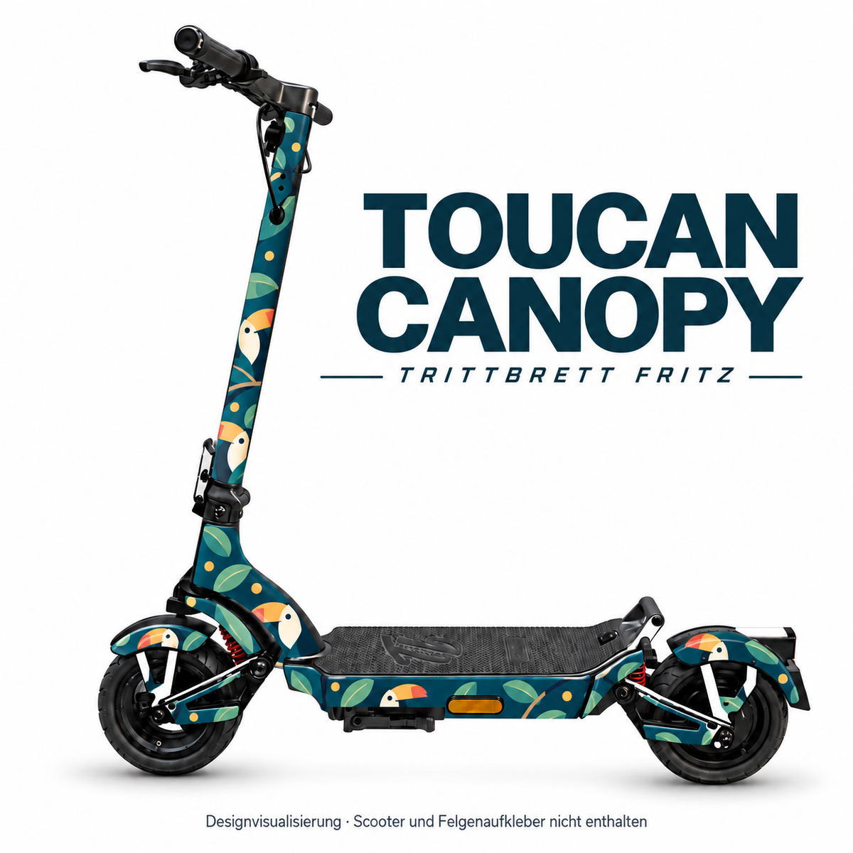 TRITTBRETT FRITZ Skin – TOUCAN CANOPY