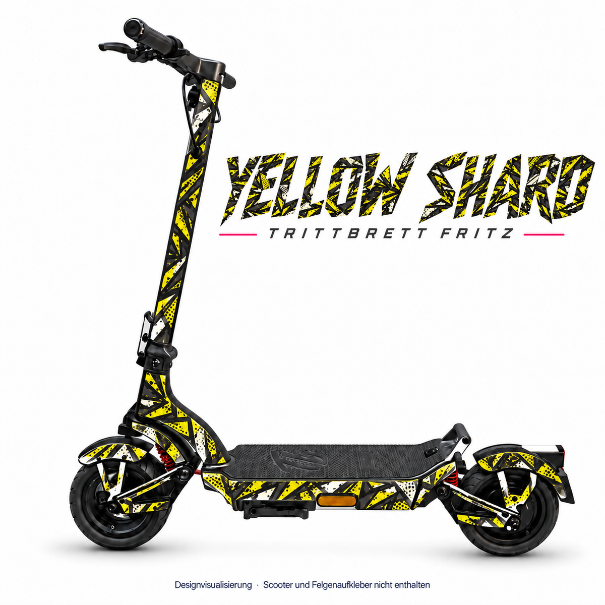 TRITTBRETT FRITZ Skin – YELLOW SHARD