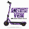 AMETHYST VEIN Skin für Segway Ninebot MAX G2. Felgenaufkleber separat erhältlich.