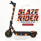 BLAZE RIDER Skin für Segway Ninebot MAX G2. Felgenaufkleber separat erhältlich.