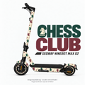 CHESS CLUB Skin für Segway Ninebot MAX G2. Felgenaufkleber separat erhältlich.