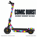 COMIC BURST Skin für Segway Ninebot MAX G2. Felgenaufkleber separat erhältlich.