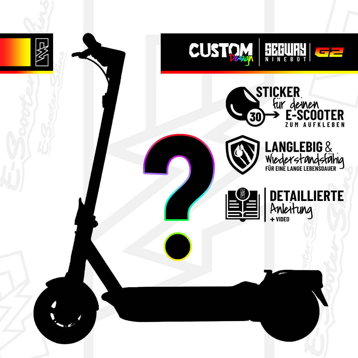 SEGWAY NINEBOT G2 SKIN | CUSTOM