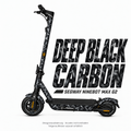 DEEP BLACK CARBON Skin für Segway Ninebot MAX G2. Felgenaufkleber separat erhältlich.