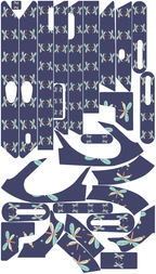 DRAGONFLY DUSK für Segway Ninebot MAX G2: 27 Originalteile des Skin-Sets.