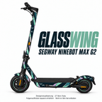 GLASSWING Skin für Segway Ninebot MAX G2. Felgenaufkleber separat erhältlich.