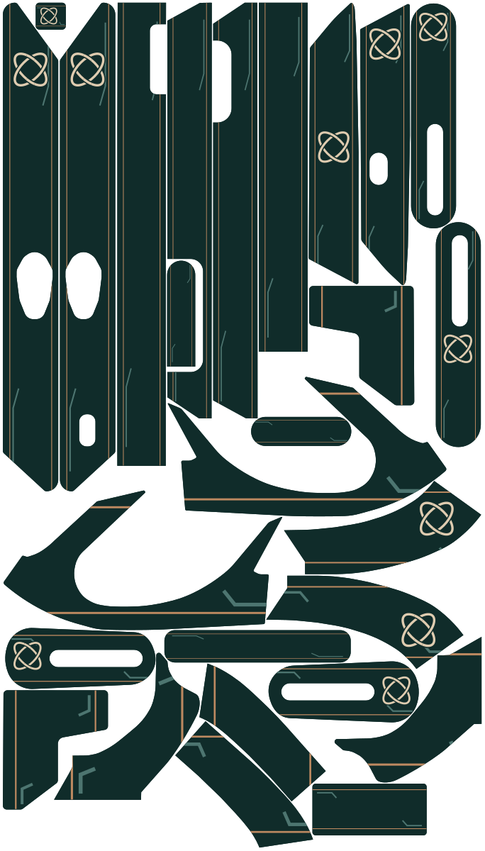 NORDIC KNOT für Segway Ninebot MAX G2: 27 Originalteile des Skin-Sets.