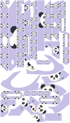 PANDA PLAY für Segway Ninebot MAX G2: 27 Originalteile des Skin-Sets.