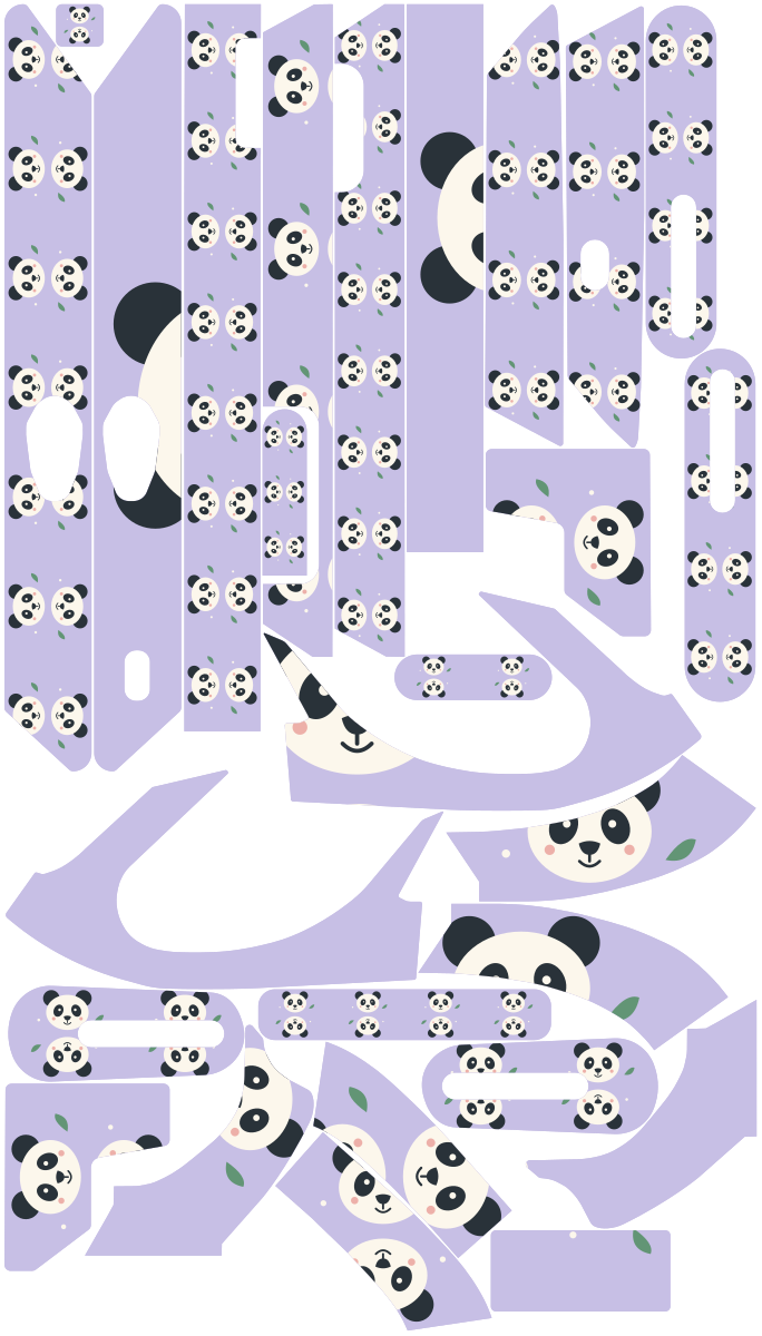 PANDA PLAY für Segway Ninebot MAX G2: 27 Originalteile des Skin-Sets.