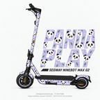 PANDA PLAY Skin für Segway Ninebot MAX G2. Felgenaufkleber separat erhältlich.