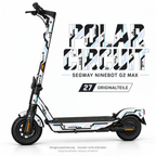 POLAR CIRCUIT Skin für Segway Ninebot MAX G2. Felgenaufkleber separat erhältlich.