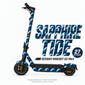 SAPPHIRE TIDE Skin für Segway Ninebot MAX G2. Felgenaufkleber separat erhältlich.