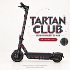 TARTAN CLUB Skin für Segway Ninebot MAX G2. Felgenaufkleber separat erhältlich.