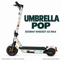 UMBRELLA POP Skin für Segway Ninebot MAX G2. Felgenaufkleber separat erhältlich.