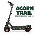 ACORN TRAIL Skin für Segway Ninebot MAX G3. Felgenaufkleber separat erhältlich.