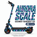 AURORA SCALE Skin für Segway Ninebot MAX G3. Felgenaufkleber separat erhältlich.