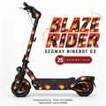 BLAZE RIDER Skin für Segway Ninebot MAX G3. Felgenaufkleber separat erhältlich.
