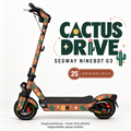 CACTUS DRIVE Skin für Segway Ninebot MAX G3. Felgenaufkleber separat erhältlich.