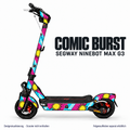 COMIC BURST Skin für Segway Ninebot MAX G3. Felgenaufkleber separat erhältlich.