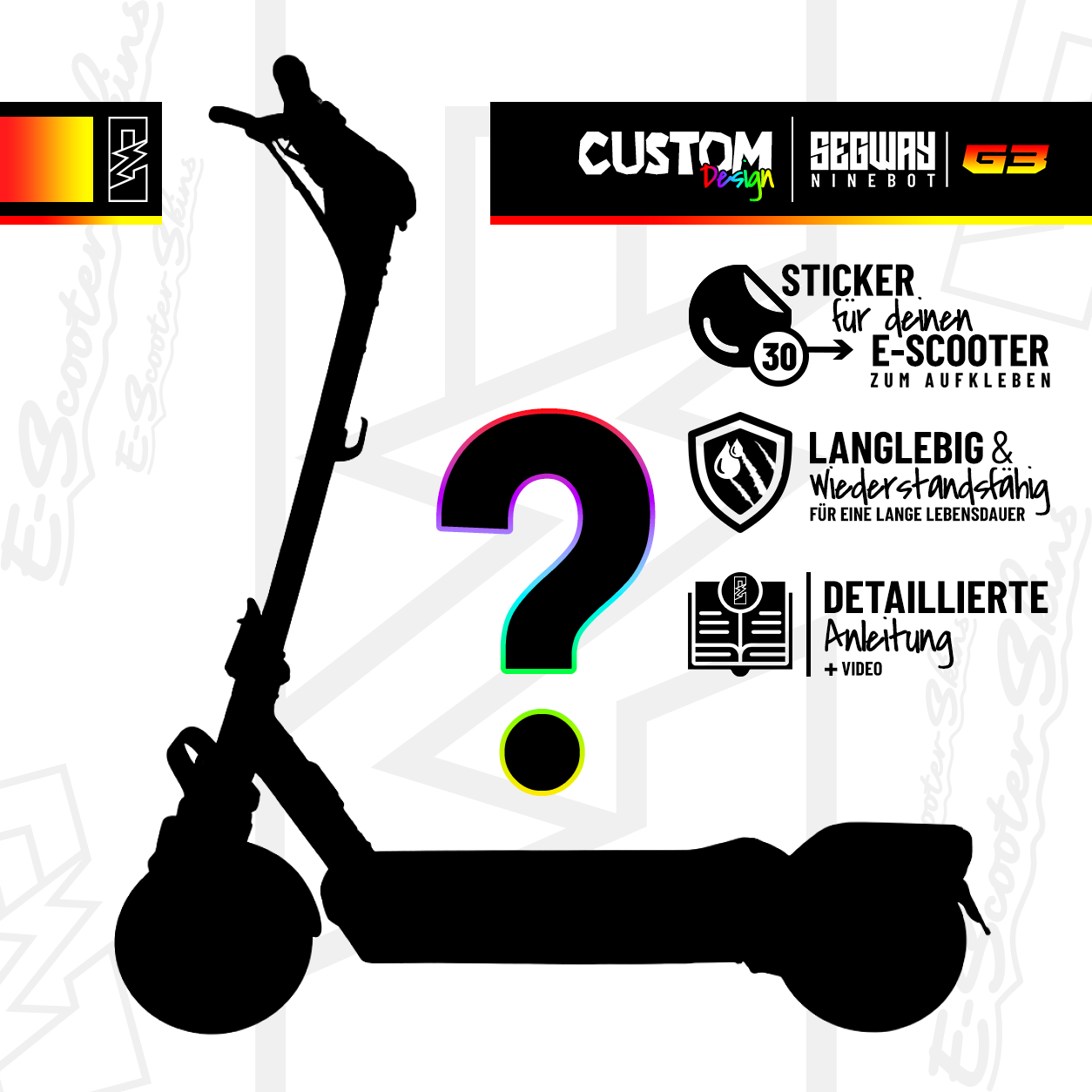 SEGWAY NINEBOT G3 SKIN | CUSTOM