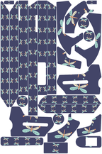 DRAGONFLY DUSK für Segway Ninebot MAX G3: 25 Originalteile des Skin-Sets.