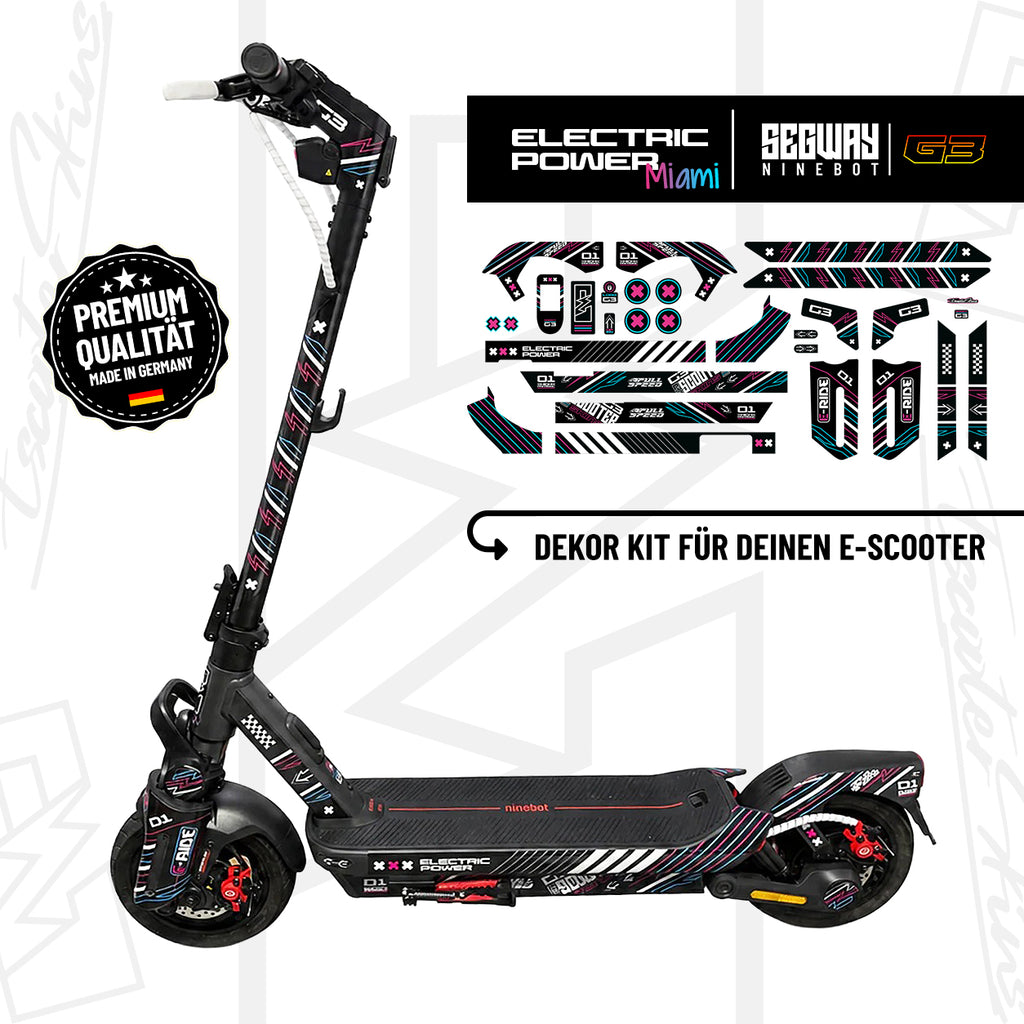 SEGWAY NINEBOT G3 SKIN | ELECTRIC POWER MIAMI