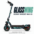 GLASSWING Skin für Segway Ninebot MAX G3. Felgenaufkleber separat erhältlich.