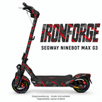 IRONFORGE Skin für Segway Ninebot MAX G3. Felgenaufkleber separat erhältlich.